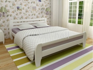 Кровать двуспальная деревянная МИЛАН 180х200 Мебигранд