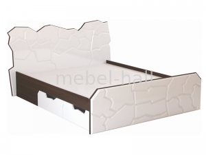 Кровать Неолит Альфа Мебель с шухлядами