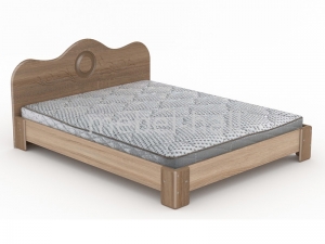 Кровать двуспальная 150 МДФ Компанит