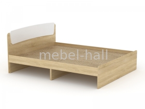 Кровать двуспальная Классика 140 ДСП Компанит
