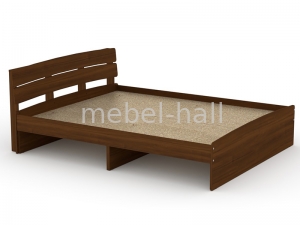 Кровать двуспальная Модерн 140 ДСП Компанит без шухляд