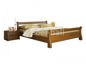 Кровать деревянная двуспальная Эстелла ДИАНА 140х200 Буковый Щит