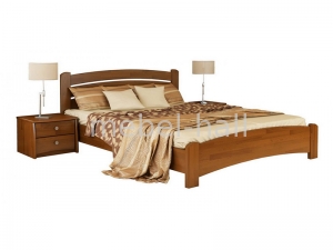 Кровать деревянная двуспальная Эстелла ВЕНЕЦИЯ ЛЮКС 140х200 Буковый Щит