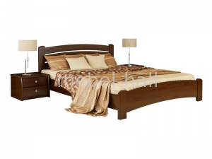 Кровать деревянная двуспальная Эстелла ВЕНЕЦИЯ ЛЮКС 160х200 Буковый Массив