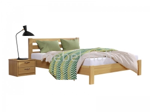 Кровать деревянная двуспальная Эстелла РЕНАТА ЛЮКС 120х200 Буковый Массив