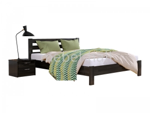 Кровать деревянная двуспальная Эстелла РЕНАТА ЛЮКС 160х200 Буковый Щит