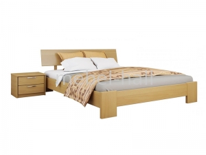 Кровать деревянная двуспальная Эстелла ТИТАН 140х200 Буковый Массив