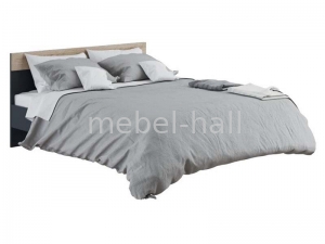 Кровать ЭРИКА Світ Меблів Черная 160х200см