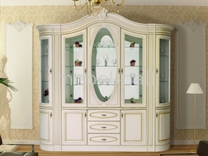 Гостиная буфет сервант ЦЕЗАРЬ 3 Белый Світ Меблів