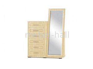 Комод 6Ш зеркало Токио Мебель Сервис Ясень