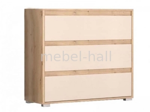 Комод 3Ш Торино Мебель Сервис Дуб Артизан Шампань