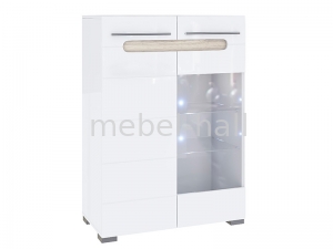 Тумба витрина 2Д Ск БЬЯНКО Белая Світ Меблів