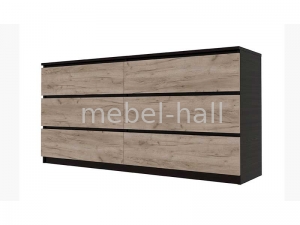 Комод 1500 х 376 х730 h Брайт ДСП Мастер Форм Дуб Крафт Серый Венге Магия