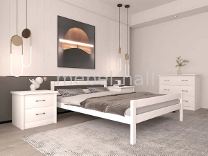 Кровать деревянная двуспальная TrendWood Венера 180х200 Дуб Массив