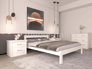 Кровать деревянная двуспальная TrendWood Виктория 180х200 Дуб Массив