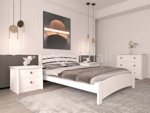 Кровать деревянная двуспальная TrendWood Флоренция 140х200 Дуб Массив