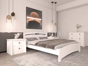 Кровать деревянная двуспальная TrendWood Верона 140х200 Дуб Массив