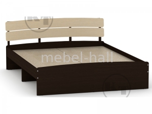 Кровать двуспальная Модерн 160 ДСП Компанит без шухляд