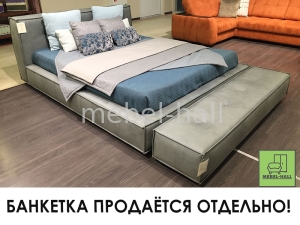 Кровать двуспальная ЛОФТ ЛЮКС с подъемным механизмом и матрасом в комплекте