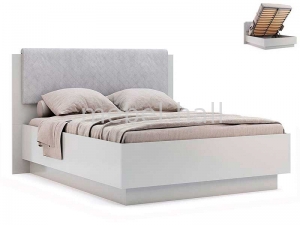 Кровать двуспальная Меги с мягким изголовьем и подъемным механизмом MiroMark 160х200 см