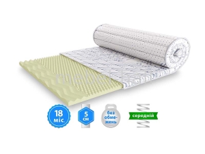 Матрас топер MALMO / МАЛЬМО Scandi