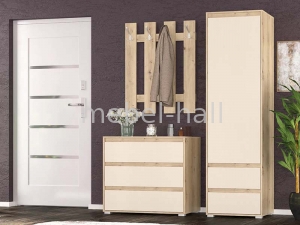 Прихожая модульная 5 Торино Мебель Сервис Дуб Артизан Шампань