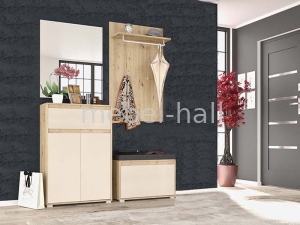 Прихожая модульная 6 Торино Мебель Сервис Дуб Артизан Шампань