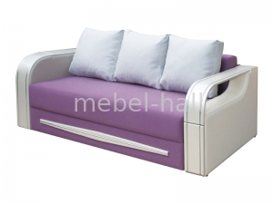Диван кровать еврокнижка Карина с нишей для белья в подлокотниках