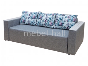 Диван прямой Монро Эко Торино с нишами в подлокотниках