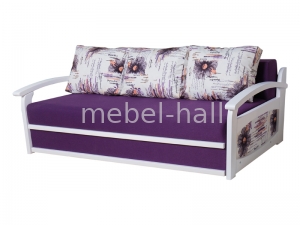 Диван кровать еврокнижка Багира Торино с деревянными подлокотниками