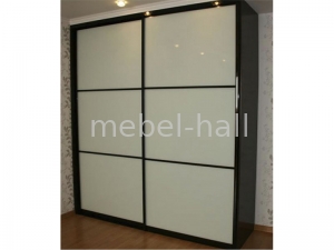 Шкаф-купе двухдверный Ш180хВ240хГ45 см комбинированный фасад лакобель