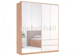 Шкаф 4Дв2Шх Реймонд MiroMark Глянец Белый