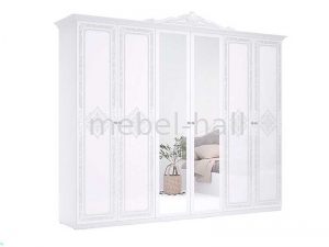 Шкаф 6Дв с короной Луиза MiroMark