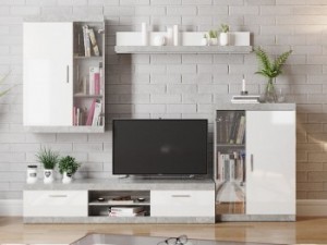 Стенка КАЛИФОРНИЯ Белый Глянец Світ Меблів