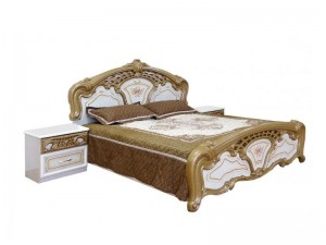 Кровать КАРМЕН НОВАЯ Світ Меблів Пино Золото 180х200см