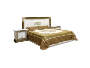 Кровать София Люкс Світ Меблів Белая 160х200см