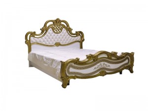 Кровать СОФИЯ РЕТРО Світ Меблів Белая 180х200см