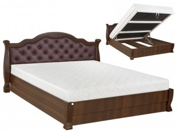 Двуспальная кровать Татьяна Элегант Люкс ДаКас с подъемным механизмом