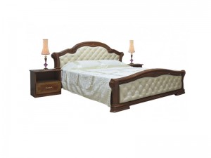 Кровать ВЕНЕЦИЯ НОВАЯ Світ Меблів Пино Орех 180х200см